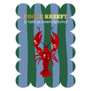 Jij hebt je zwemdiploma | Wenskaart