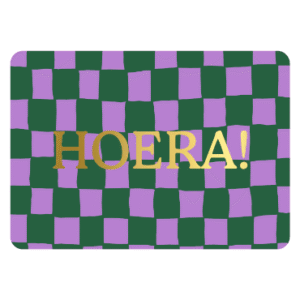 Hoera! | Wenskaart