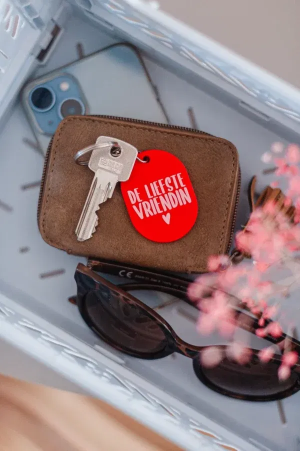 Sleutelhanger ovaal - De liefste vriendin