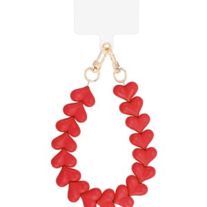 Hart telefoonkoord | Rood