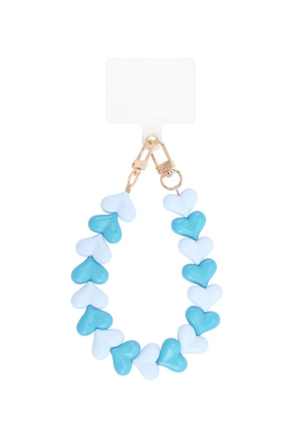 Dubbbelhart telefoonkoort | Blauw