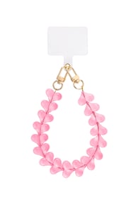 Kleine hartjes telefoonkoorden |  Roze