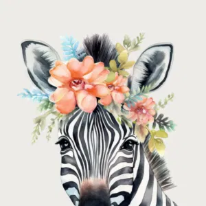 Wenskaart | Zebra