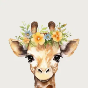 Wenskaart | Giraffe