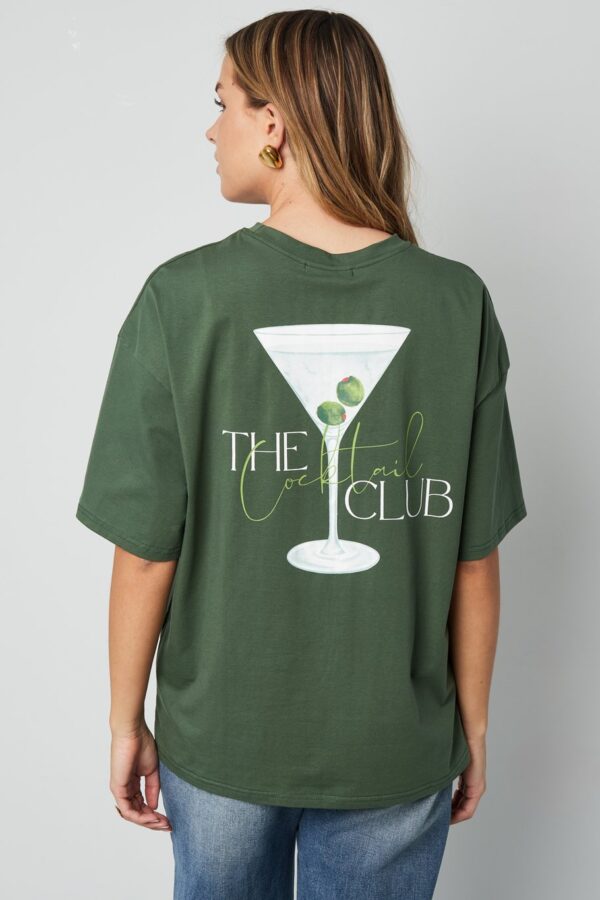 T-shirt The Cocktail Club | Green