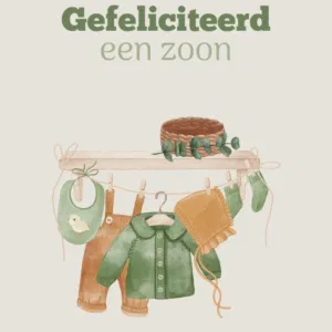 Wenskaart | Gefeliciteerd een Zoon