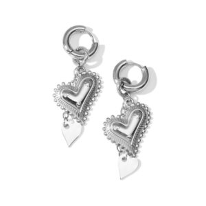 Stainless Steel Drop Earrings | Zilver