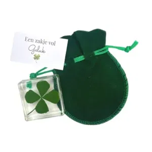 Zakje vol geluk klaver