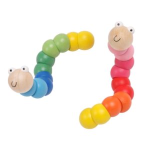 Houten motoriek worm/rups