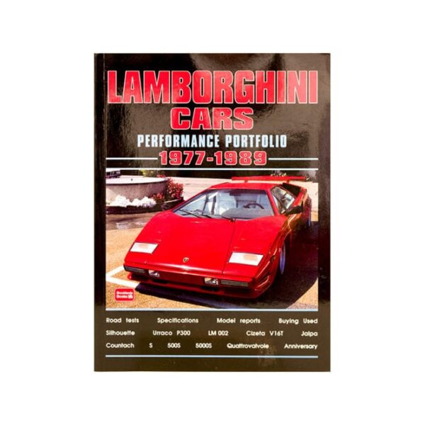 Lamborghini Cars Performance Portfolio 1977-1989
