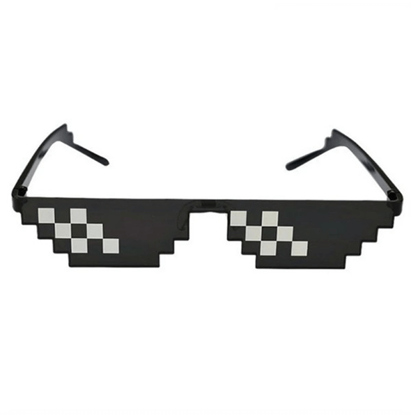 pixel zonnebril zwart