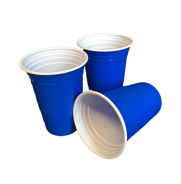 Red cups Blauw ABCParty